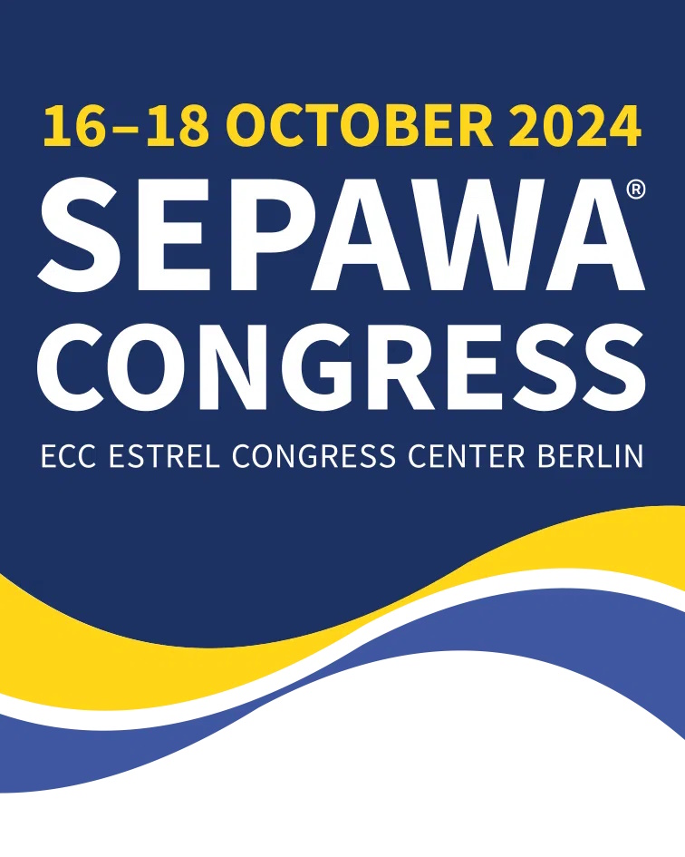 image shows logo of SEPAWA Congress in Berlin on 16-18 October 2024